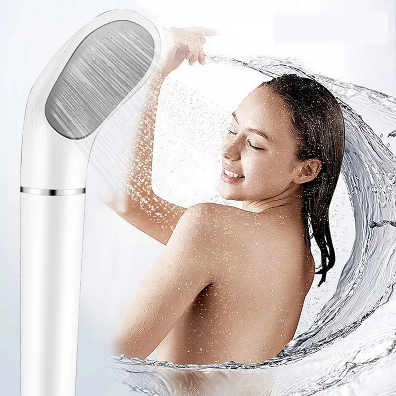 ZhangJi Filter Purified ABS Shower Head High Pressure Water Saving Shower Bath Nozzle Negative Anion Balls Filter Shower Spray