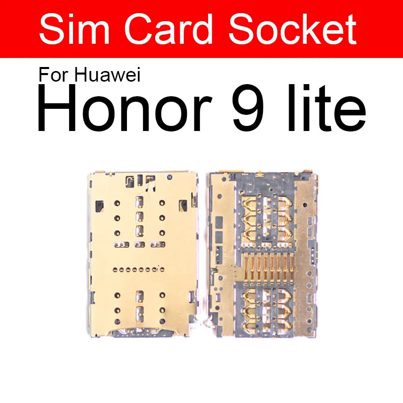 Держатель адаптера для sim-карты Huawei Honor 8 9 9I 10 20 V8 V9 V10 Play Lite Pro устройство чтения