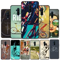 bike cycling silicone cover for oneplus nord ce 2 n10 n100 9 9r 8t 7t 6t 5t 8 7 6 plus pro phone case shell