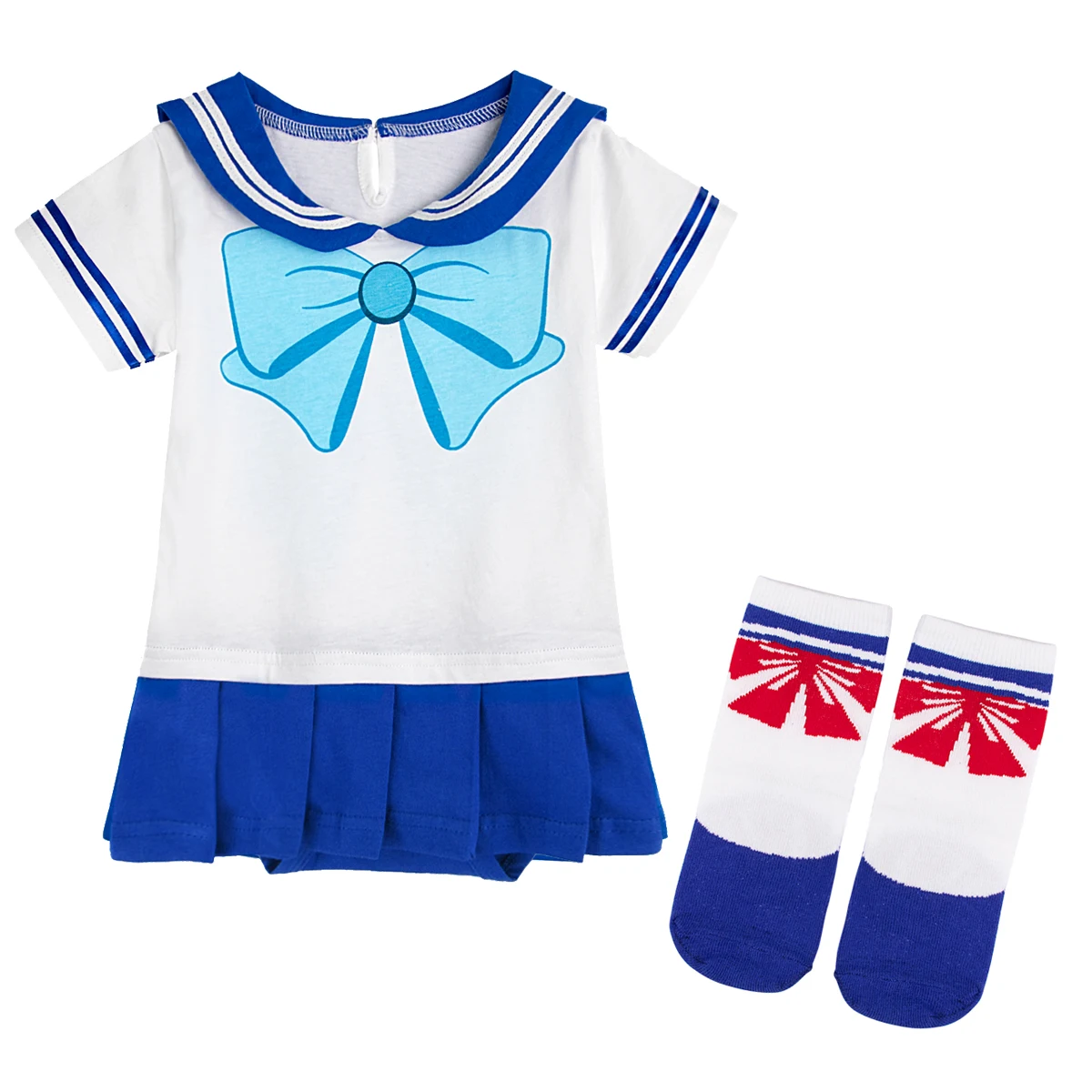 Новые детские футболки различного цвета и различными рисунками - Цвет: Sailor Mercury-1