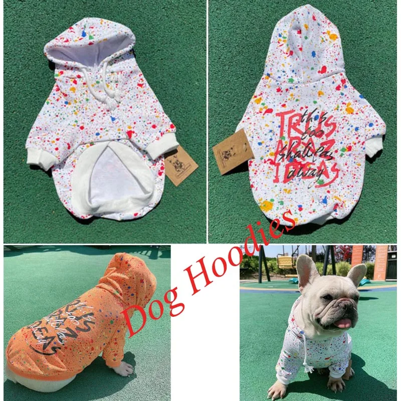 Толстовки Tie Dye семейные наряды комплект для собаки и владельца Осенний свитшот