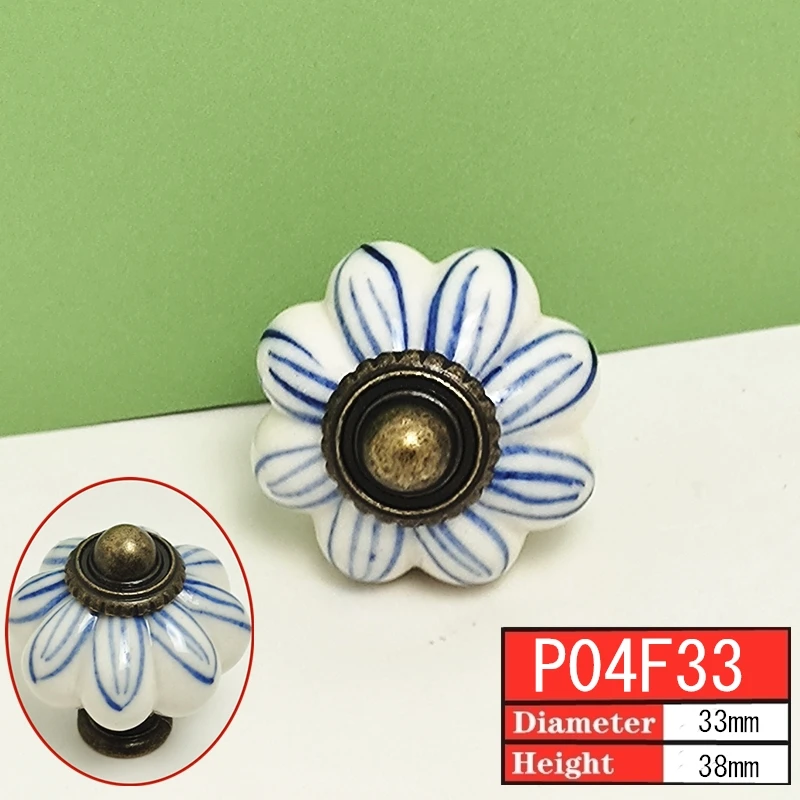 

Керамическая ручка для шкафа тыква