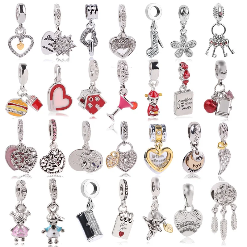 1 шт. высокое качество новая мода кулоны с сердечками подвески подходят для