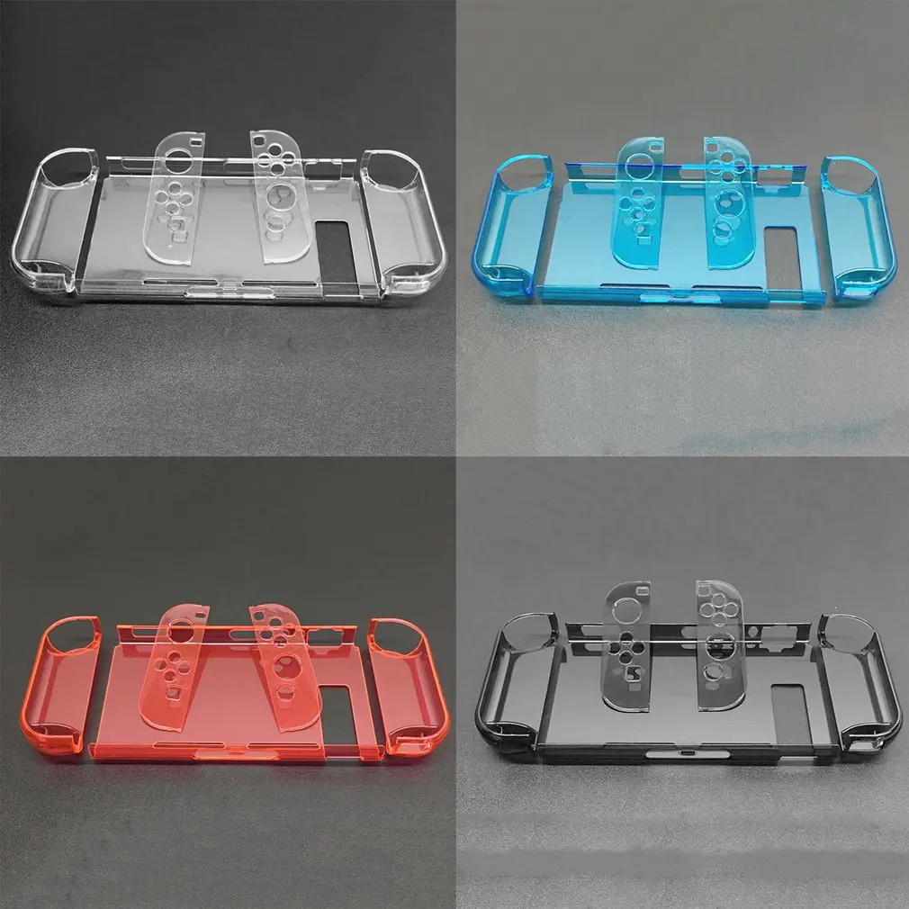 Жесткий защитный чехол из поликарбоната для Nintendo Switch NS съемный прозрачный