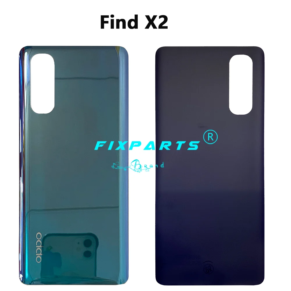 6 42 for oppo find x battery cover rear housing door glass case cph1871 pafm00 mobile phone replacement parts for oppo find x2 free global shipping
