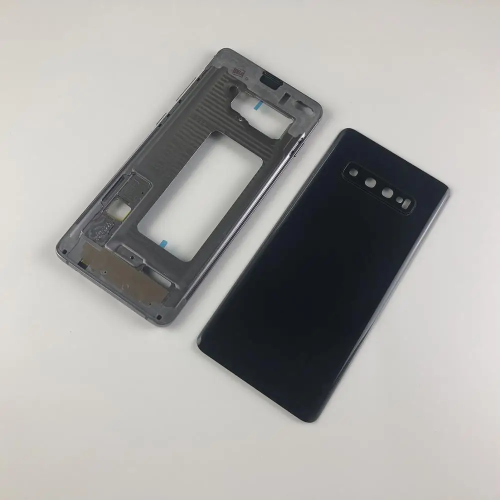 Корпус ЖК дисплея для Samsung Galaxy S10 Plus G975 средняя рамка + задняя крышка аккумулятора