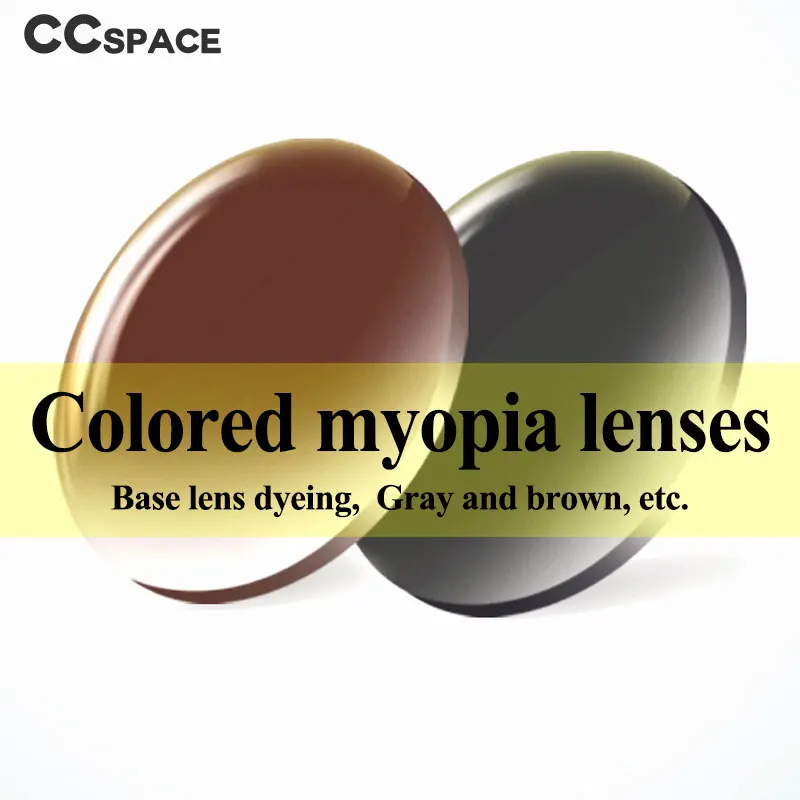

a Pair of Dyed Optical Lens Myopia Presbyopia Aspheric Prescription Scratch-Resistant 1.56 1.61 1.67 Index
