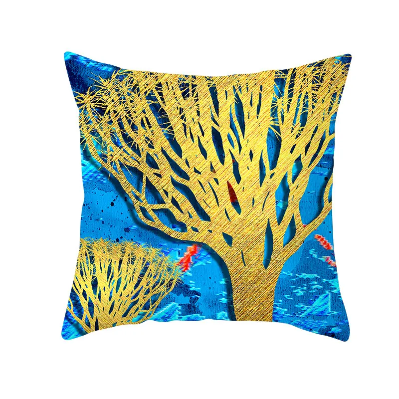 Christmas decor tree money pillow cover home case comfortable holiday gift cushion | Дом и сад