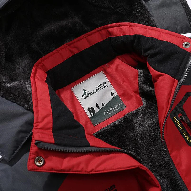 

Winter Fleece Hiking Trekking Jackets Outdoor Windproof Waterproof Outwear Parka Men Military Windbreaker Army Raincoat Overcoat