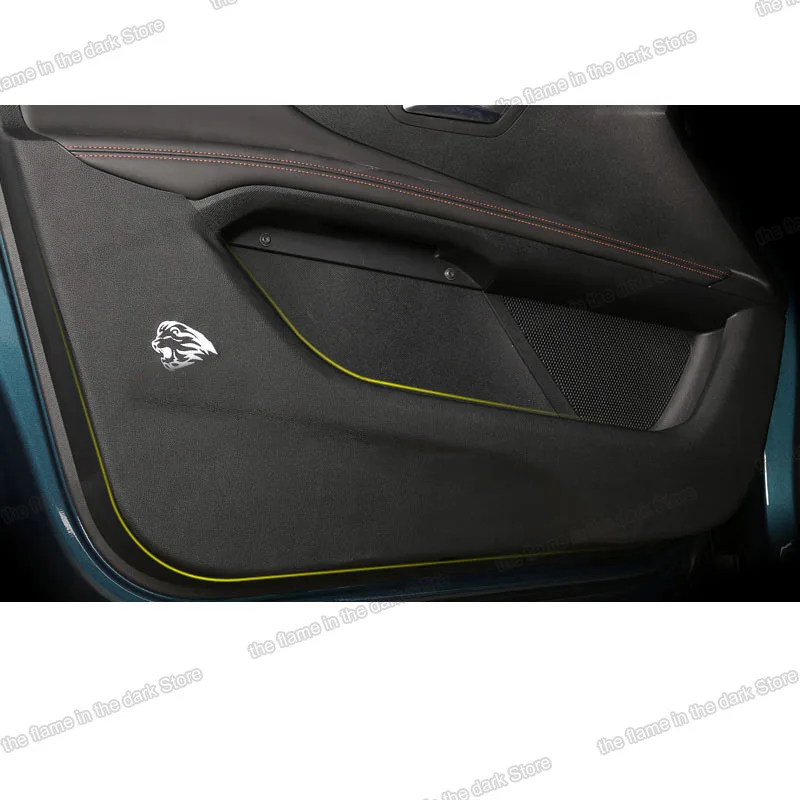 Кожаный противоударный коврик Lsrtw2017 для внутренней двери автомобиля защитный