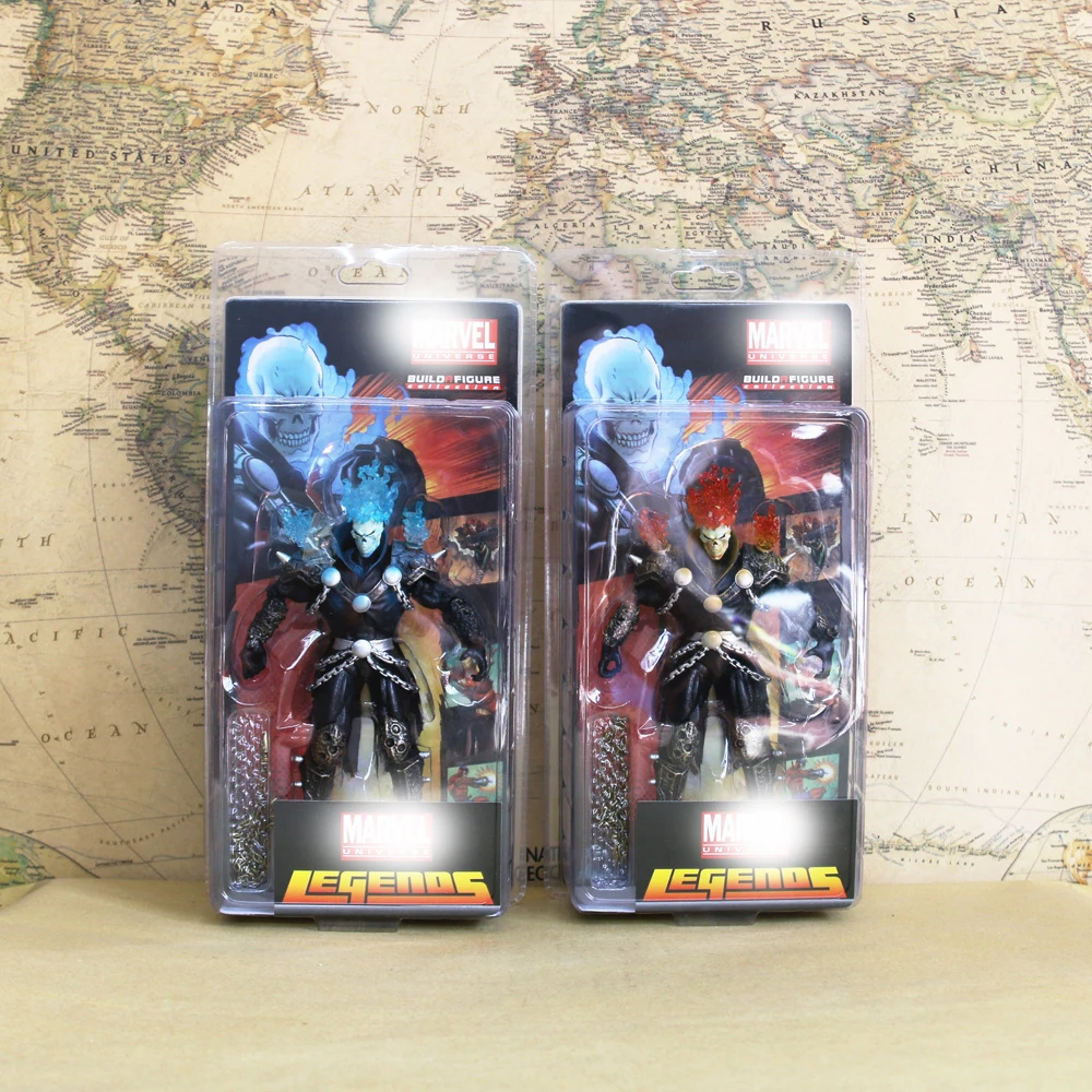 

Vogue Jonathan Blaze Ghost Legenos Nicolas Cage Classic Comic Animation Film 18CM Action Figure Model Toy Gift Collect