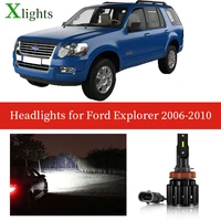 xlights led headlight bulb for ford explorer 2006 2007 2008 2009 2010 low high beam canbus car headlamp lamp light accessories