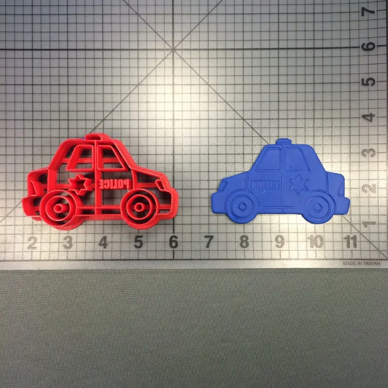 Полицейская сирена наручники штамп для печенья тиснение форма пищевой класс