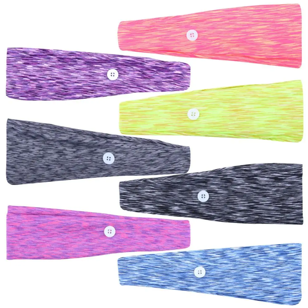 Однотонная маска для лица повязка на голову стильное оголовье с кнопкой масок и