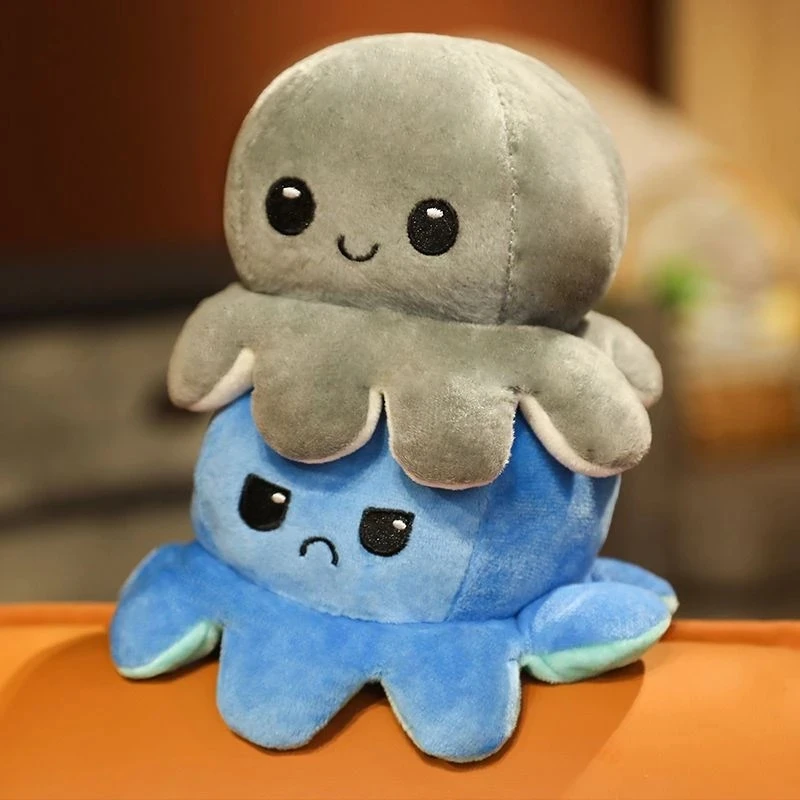 Порошковый розовый осьминог 100%-высокое качество-ткань смешное настроение