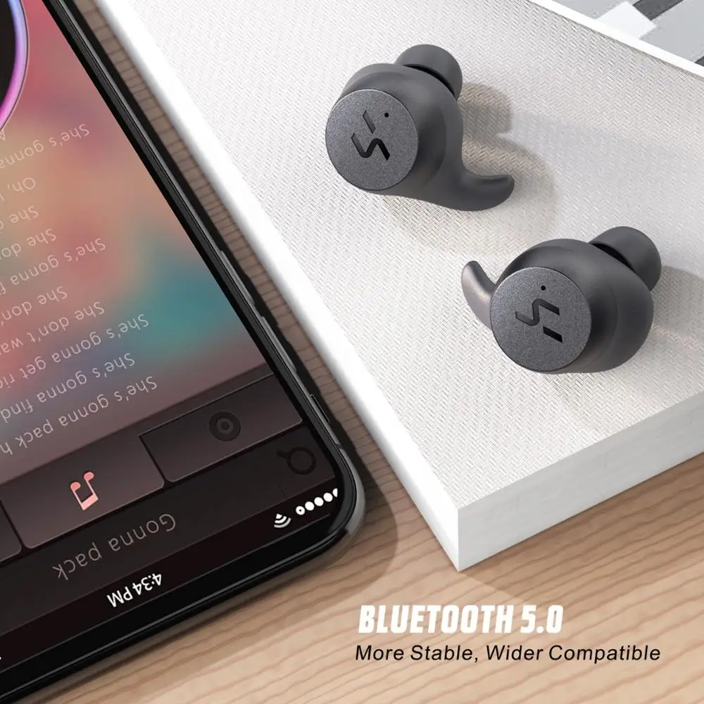HAVIT TWS Bluetooth наушники Беспроводные спортивные IPX6 сенсорный экран панель с