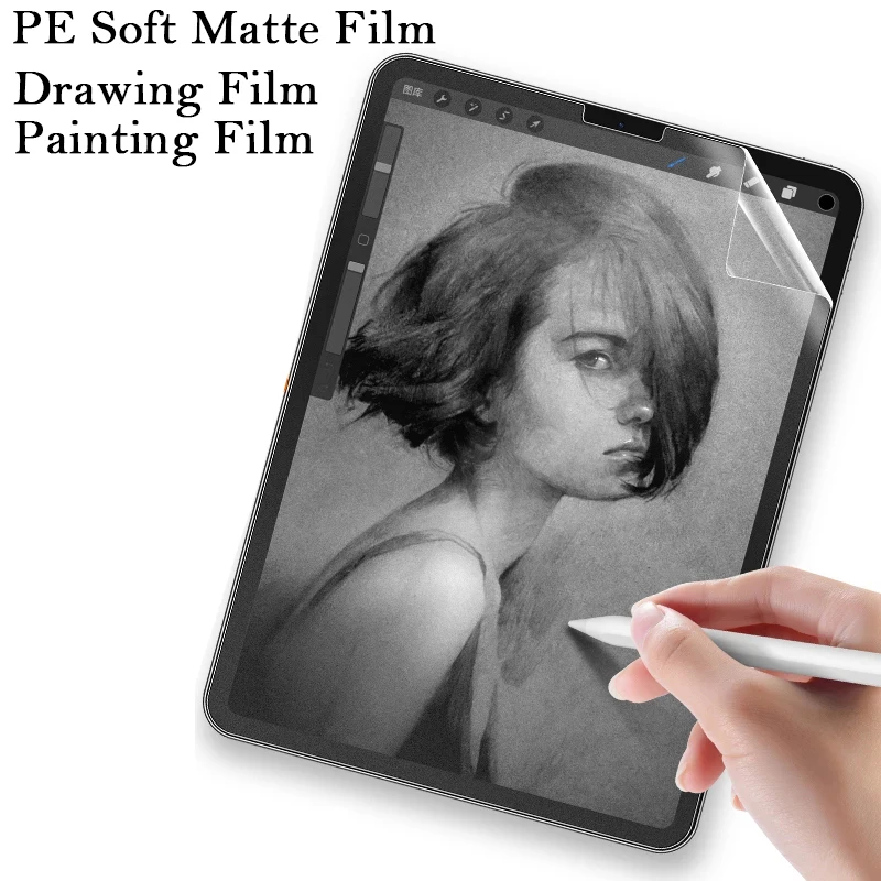 

Пленка для рисования бумаги для Samsung Galaxy Tab A7 S6 Lite 10,4 S7 11 Plus FE 12,4 S5E, Антибликовая Защитная пленка для экрана для письма