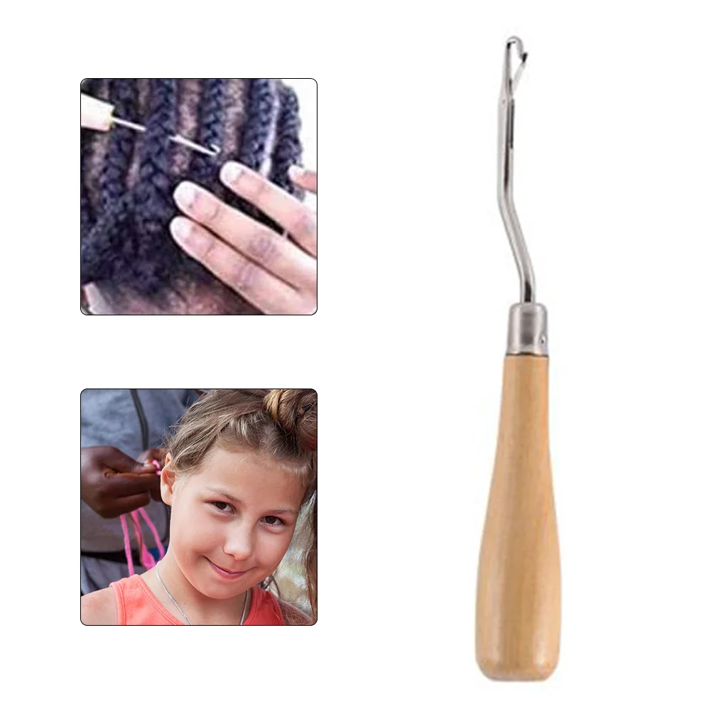 

Dreadlocks Crochet Hooks Hair Crochet Hooks Hair Locking Tool Wooden Latch Hook Pulling Needle Loop for Hair Extensions 3PCS