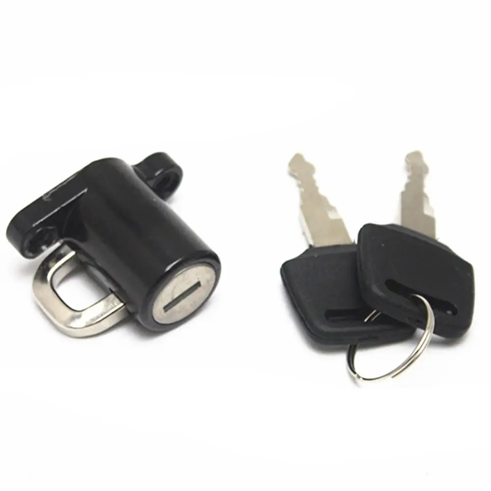 

Helmet Lock Hanger Hook for Universal Motorcycle Motorbike Bike Car-Styling and 2 Keys Set