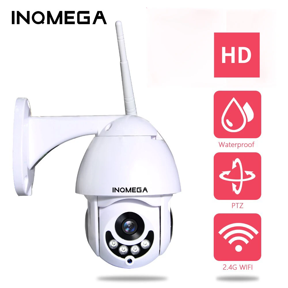 IP-камера INQMEGA 1080P HD PTZ уличная с поддержкой Wi-Fi | Безопасность и защита