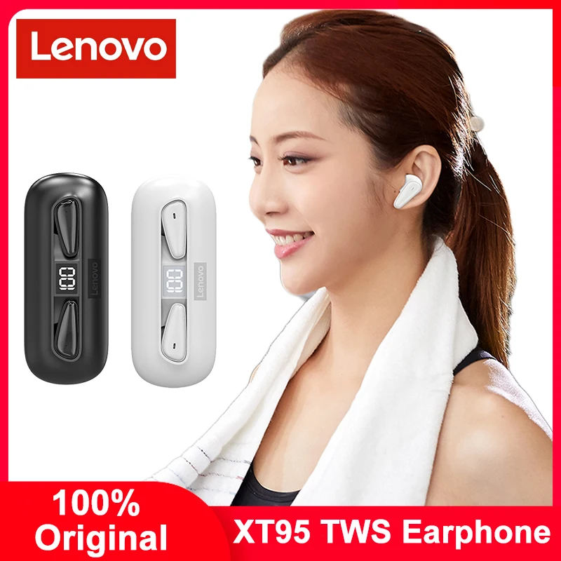 

Новое поступление, беспроводные наушники Lenovo XT95 TWS, Bluetooth-наушники, спортивные наушники-вкладыши, гарнитура, наушники-вкладыши с шумоподавле...