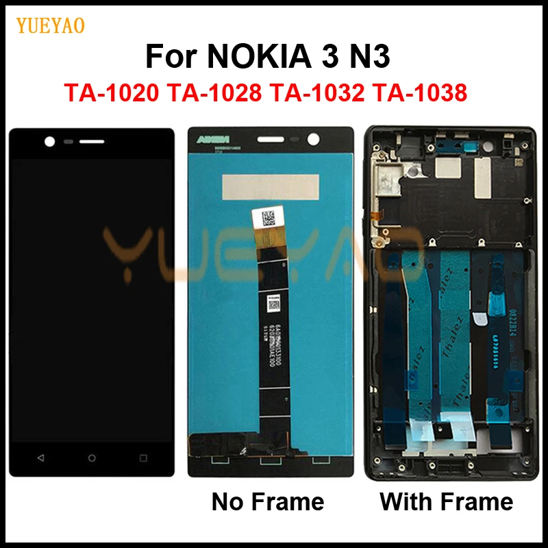 ЖК дисплей для Nokia 3 дигитайзер сенсорного экрана Nokia3 N3 экран TA 1020 1028 1032 1038 замена