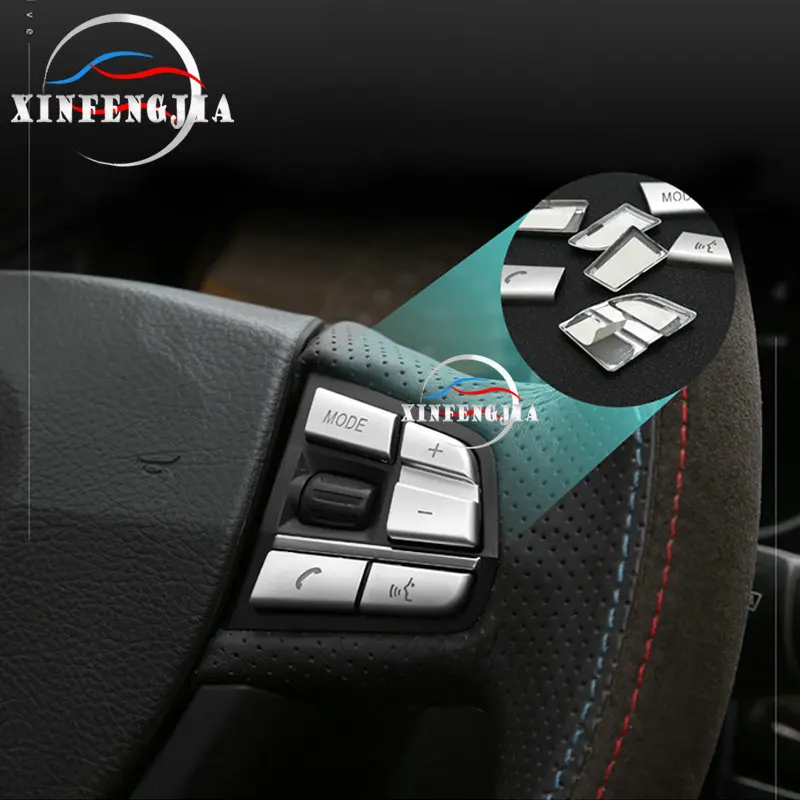 Кнопки на рулевое колесо 7x зажимы крышка отделка для BMW 1 2 3 4 5 7 серии F30 F10 F01 F22 X3 X4 X5