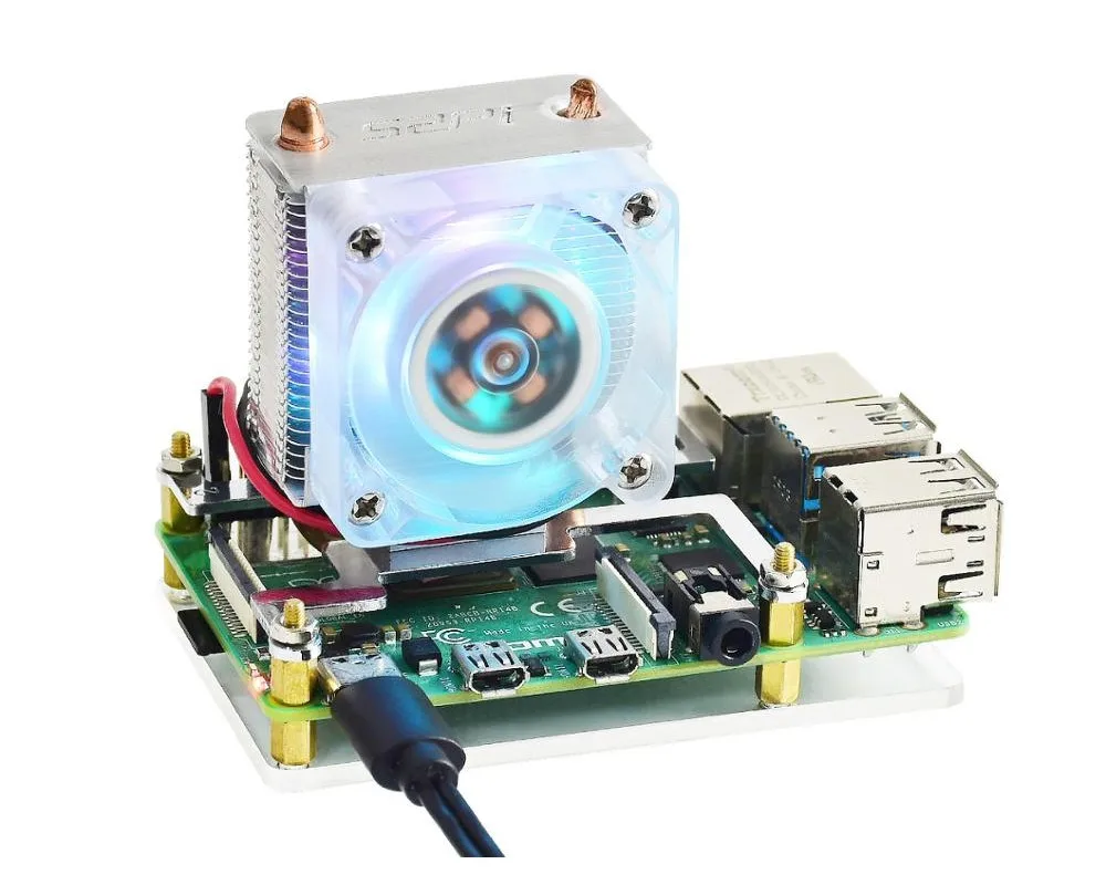 Охлаждающий вентилятор для процессора ICE Tower Raspberry Pi с отличным рассеиванием