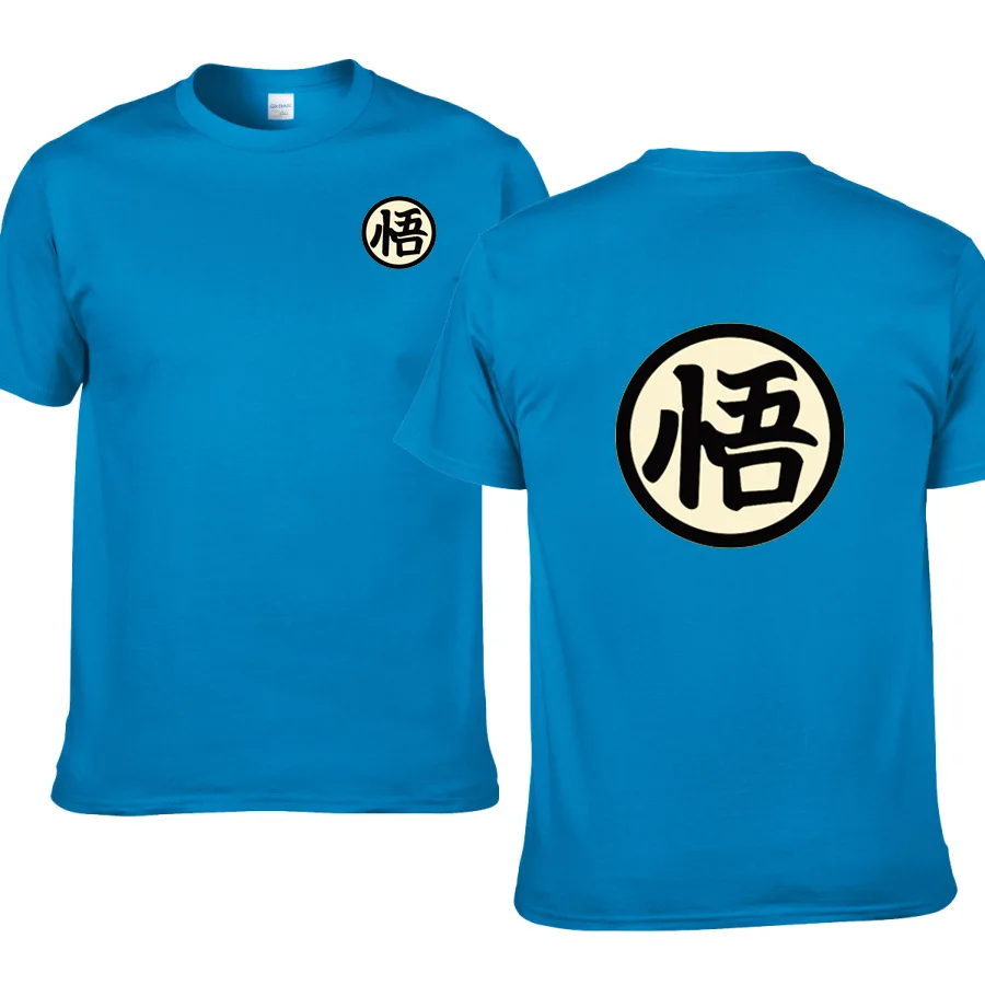 

100% cotton T-shirt men's new summer casual men's short-sleeved tops Pure cotton high-quality men's T-shirts Wukong printed top