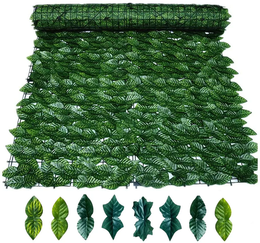 

Artificial Ivy Privacy Fence Screen Faux Ivy Hedge Leaf and Vine Privacy Fence Wall Screen Ivy Leaf Decoration for Garden Yard