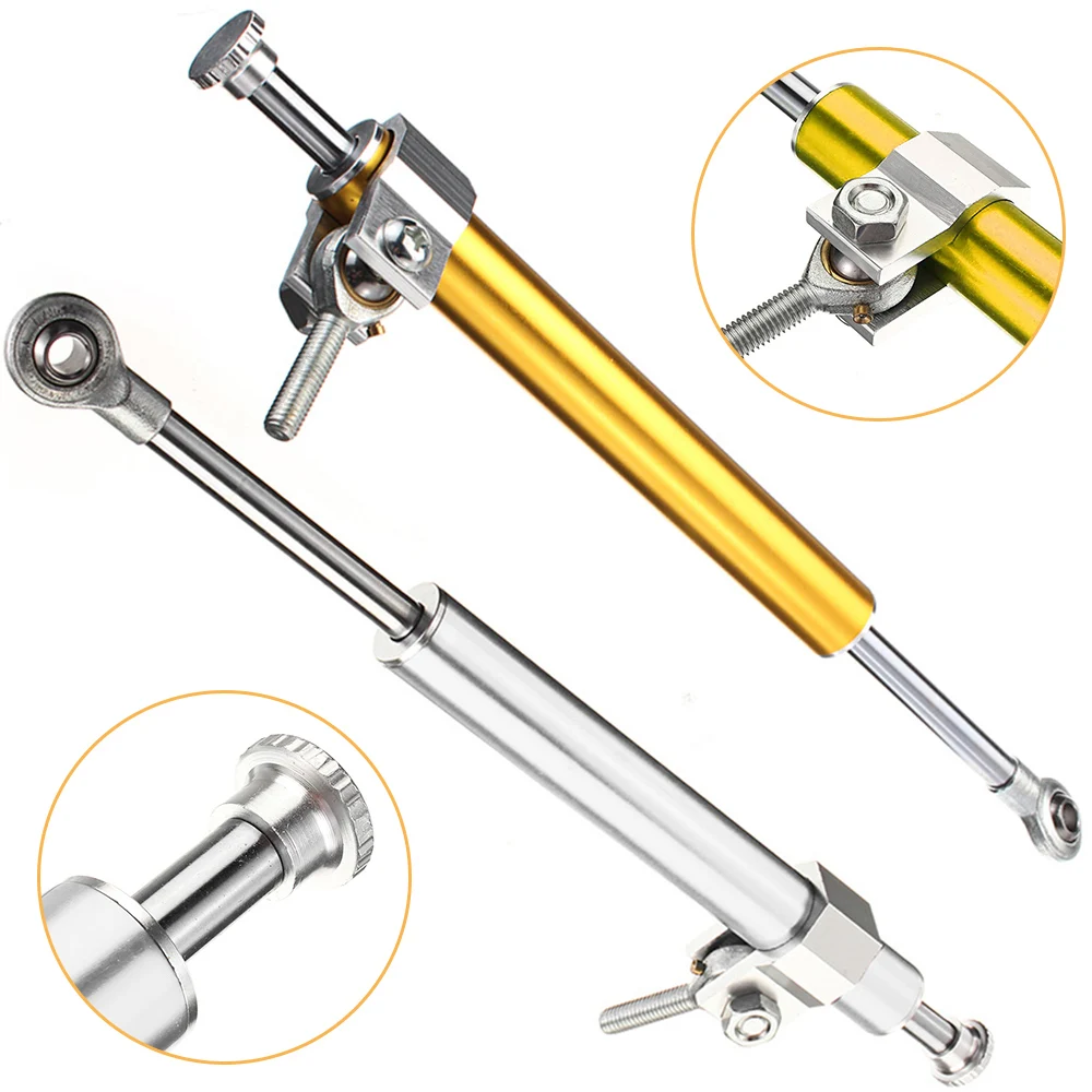 

Steering Rod Damper Aluminum Handlebar Stabilizer Fork Shock Absorber 1pc
