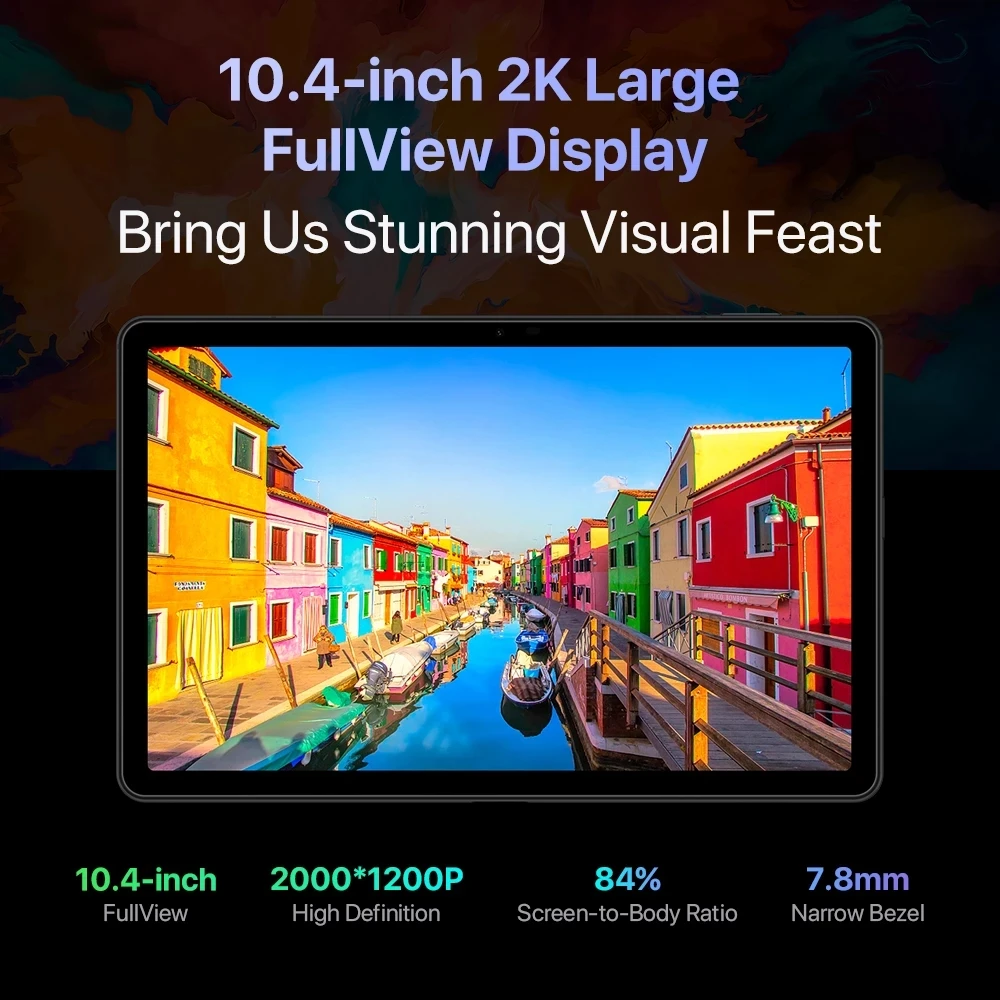 Планшет UMIDIGI A11 Tab на Android 11 восемь ядер экран 10 4 дюйма Гб + 128 ГБ | Мобильные телефоны
