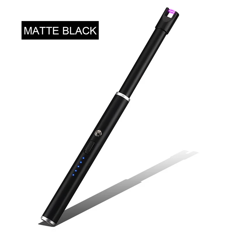 matte black Электронный кухонный светильник, зарядка дуги, воспламенитель, газовая плита, импульсный для дома, кухни, стержень зажигания, природный газ - Цвет: matte black