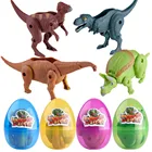 Монтессори моделирование Игрушечная модель динозавра динозавр; Сбора яиц для детей Интерактивные образовательные игрушки для малышей
