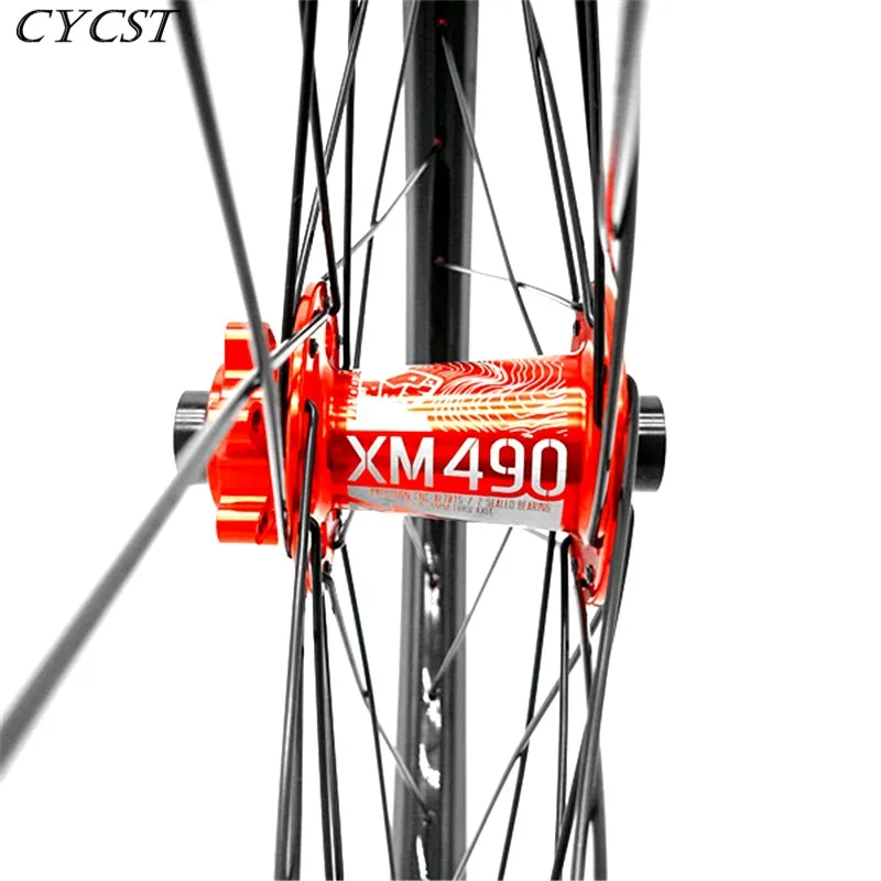 29er 35x25 мм горные велосипеды Углеродные колеса mtb колеса велосипед колеса koozer XM490 100X15 мм 142X12 мм thur мост mtb дисковые колеса