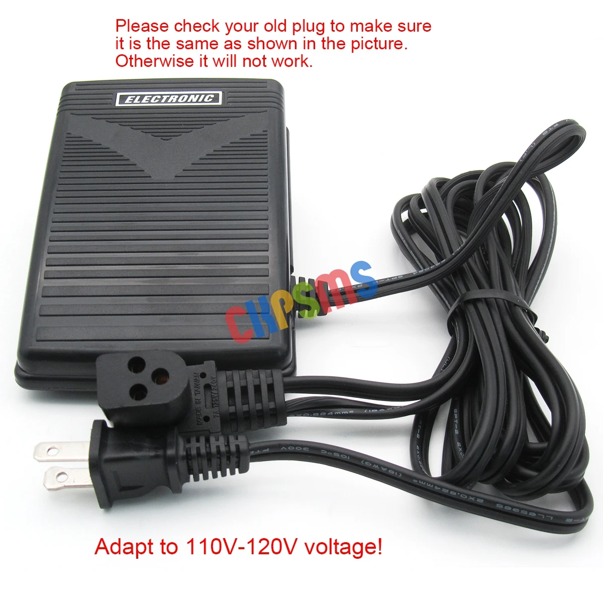 3 Prong Sewing Machine Power Cord