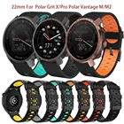 Силиконовый ремешок для смарт-часов Polar Grit X Pro, ремешок 22 мм для Polar Vantage MVantage M2, быстрая установка