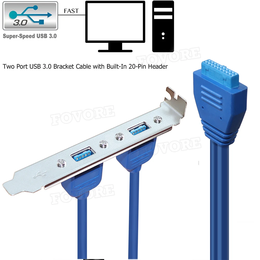 Высокая Скорость USB 3 0 обратно Панель скользящая Скоба для 20-контактный разъем