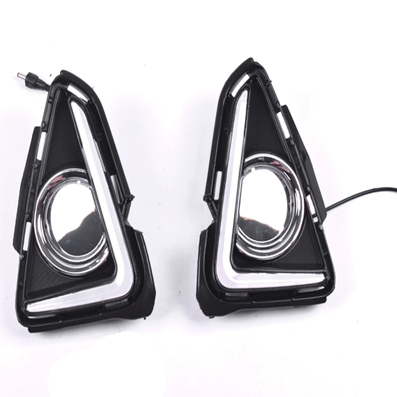 Светодиодный дневный ходовой светильник DRL противотуманная фара 12В