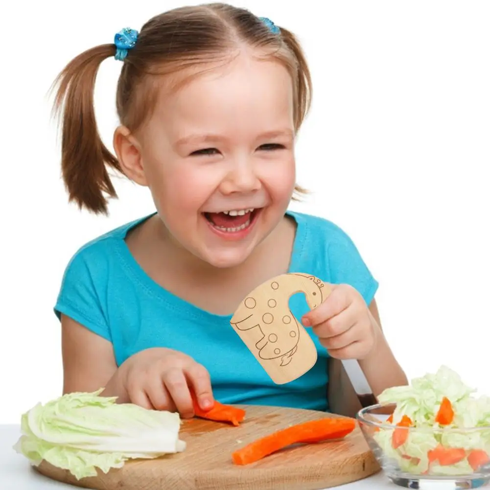 Деревянный Мини-нож модель резак Детская/Детская кухня ролевая игра игрушка