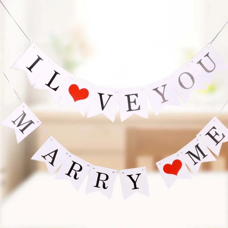 Просто женатый белый баннер гирлянда в рустикальном стиле свадебные украшения