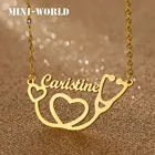 Ожерелье Подвеска-стетоскоп Love из нержавеющей стали