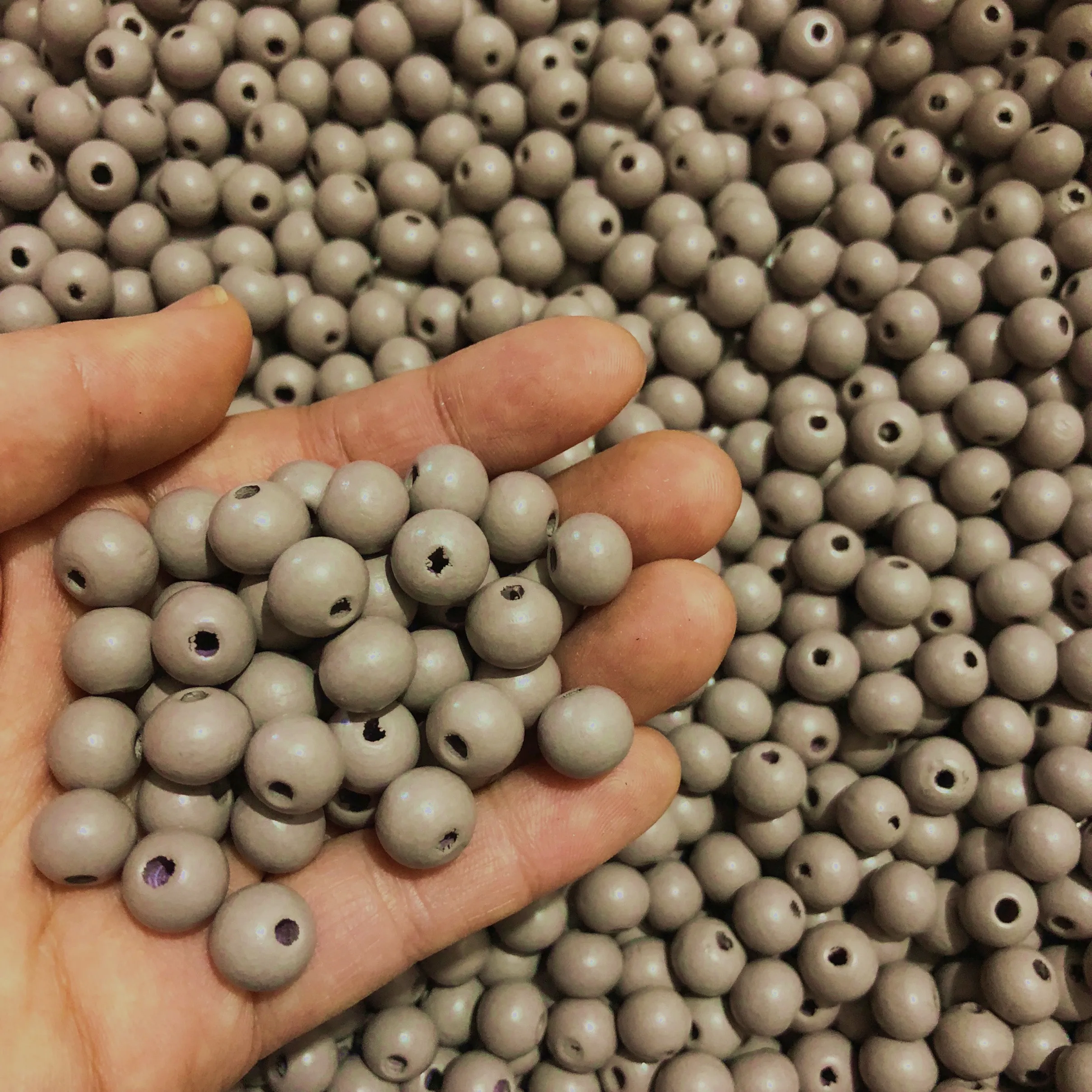 10 мм деревянные бусины круглые шарики деревянная распорка Очаровательная