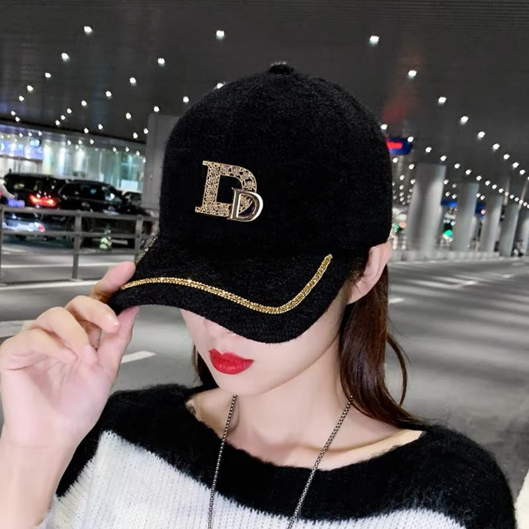 

Mohair New Baseball Cap for Women and Men Letters Hat Autumn Winter Fashion Visors Cap Girls Casual Snapback Hat Hip Hop Hat Cap