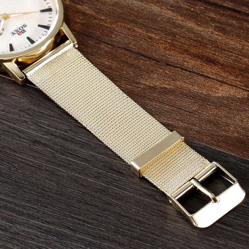 Женские часы SOXY роскошные модные повседневные кварцевые из нержавеющей стали