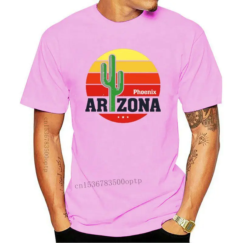 

Мужская Винтажная футболка с объемным рисунком, размеры от солнца, Аризоны, Феникса, кактуса