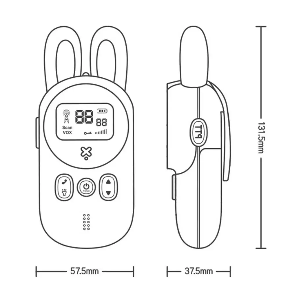 

Electronic Wireless Walkie Talkie Toy For Children Portable Long Reception Distance Education Intercom Talking Machine Kid Phone
