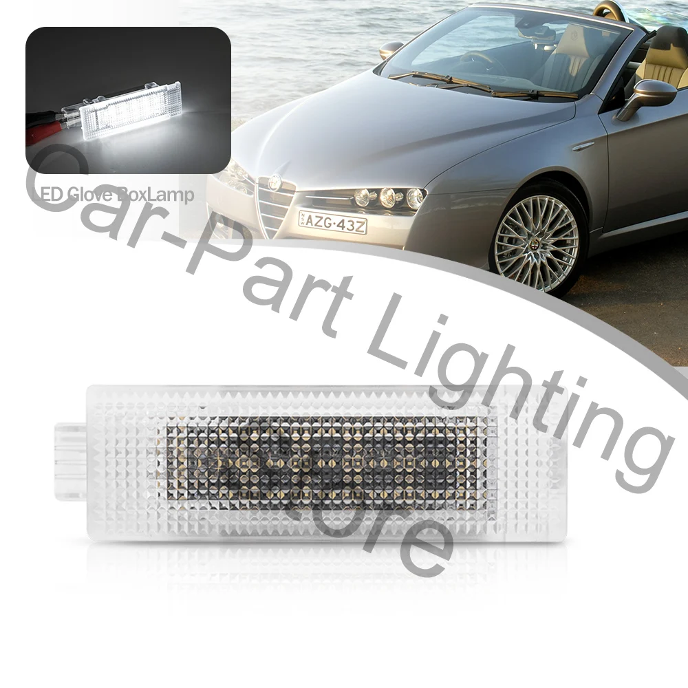 

1Pc For Alfa Romeo 156 159 147 Spider Giulietta Mito LED Glove Box Luggage Light Interior Courtesy Lights Car Trunk Boot Lamps