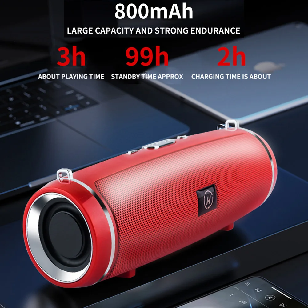 Портативный Мини Bluetooth динамик с AUX/USB/TF слот для карты двойной драйвер