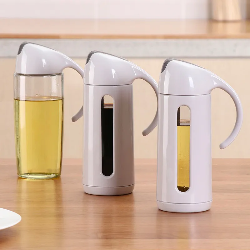 Прозрачный стеклянный диспенсер для масла в европейском стиле бутылка соевого